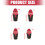 Anti Collision Camera Protections Bag DSLR Camera Lens Case-L 2
