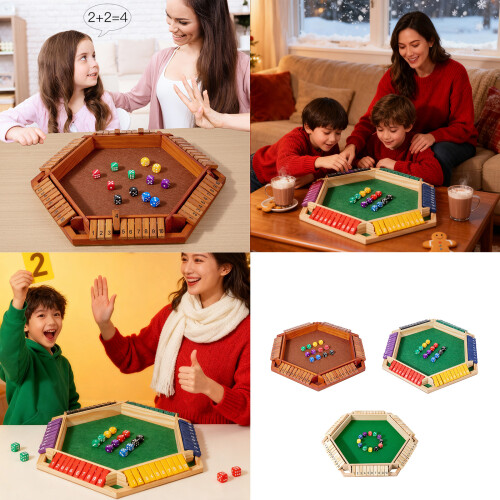 Six Sided Reversible Number Strategy Game-Six sided retro flop 1