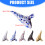 Professional 12 Hole Ceramic Ocarina Wide Octave Range-Blue 2