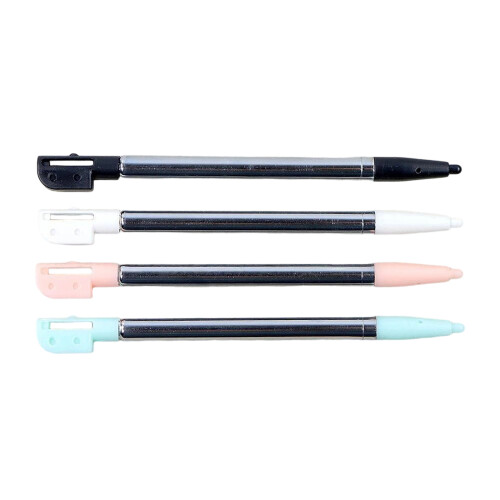 Retractile Touch Pen Metal Plastic Build High Sensitivity-Pink 1