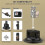 Adhesive Suction Base Providing 1/4Inch Screw Connection for 4