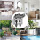 IP66 Outdoor Waterproof Socket with Switch, Double Wall Outdoor Socket for Kitchen, Bathroom, Garage, Pool and 4