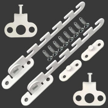 2Pcs Window Restrictor, PVC Window Restrictor Without Drilling, Casement Window Restrictor, To Adjust The Opening Angle