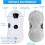 5600Pa Electric Window Cleaning Robot - Water Spray Function - 3 Modes, Remote Control and 10 Cleaning Cloths 3