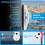 5600Pa Electric Window Cleaning Robot - Water Spray Function - 3 Modes, Remote Control and 10 Cleaning Cloths 4