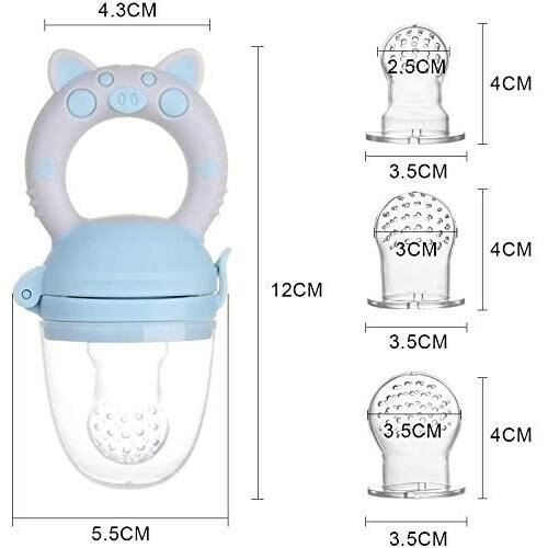 Baby Feeding Pacifier - 2 Pack Fruit Pacifier - Blue - Baby 1