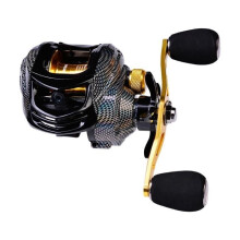 Baitcasting Fishing Reel - DW132PL - 18+1 Bearings - 7.2:1 - Powerful Brake - Smooth Drag