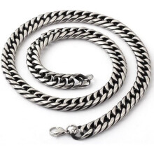 Chain - Stainless Steel - 65cm - 10mm - Silver - Men