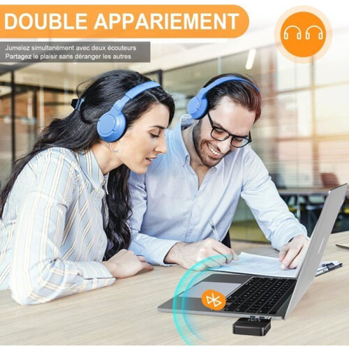 Bluetooth 5.0 Transmitter and Receiver, Bluetooth Audio Adapter Digital Optical Transmitter and 3.5mm RCA Audio Adapter, A[J59] 2