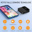 Bluetooth 5.0 Transmitter and Receiver, Bluetooth Audio Adapter Digital Optical Transmitter and 3.5mm RCA Audio Adapter, A[J59] 5