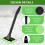 5 Pcs Car Windshield Cleaning Tools,Reusable Car Interior Cleaning Cloths,Wash Brushes 3