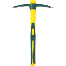 Garden pickaxe. For loosening soil, gardening, or prospecting. With a lightweight, durable fiberglass handle and head.