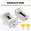 2Pcs Sliding Window Lock with Key Sliding Door Locks Adjustable Sliding Door Block Window Stopper 2