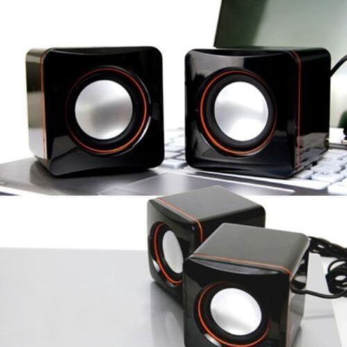 101 USB Wired Computer Speaker with 3.5mm Stereo Jack for Desktop and Laptop 2