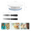 Cake Turntable Pastry Kit Include Cake Bags and Kitchen Cake Decorating Tool (107Pcs/Set) 2