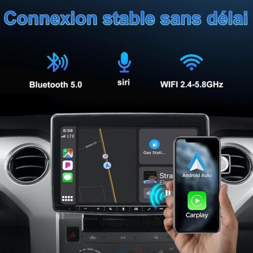 Wireless Android Auto & Wireless Carplay Adapter, 2 in 1 for Wireless Car Play Adapter and Android Auto, Compatible 2