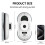 5600Pa Automatic Window Cleaning Robot - 3 Cleaning Modes - Remote Control - 10 Cloths - for All Smooth Surfaces 5