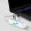 Concentrador USB 2.0 de 5 puertos con lector de tarjetas 5