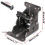 Self-locking folding hinge - BRAND - Model - Steel - 4 Pcs - 226 kg capacity 2