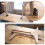 Self-locking folding hinge - BRAND - Model - Steel - 4 Pcs - 226 kg capacity 4
