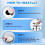 Pieces Bathtub Plug, 34-40mm Universal Sink Plug with Filter, Pop-Up Sink Plug, Drain Plug 3