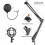 192KHZ/24BIT USB Condenser Microphone with Scissor Arm Stand and Pop Filter 2
