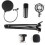 192KHZ/24BIT USB Condenser Microphone with Scissor Arm Stand and Pop Filter 4