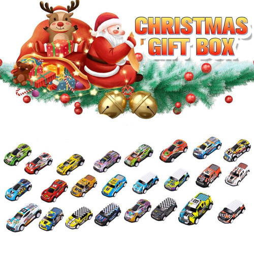 Ημερολόγιο Χριστουγέννων Mini Racers με αυτοκίνητα pull-back 1