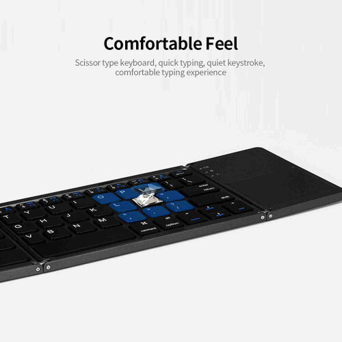 Wireless Bluetooth Mini Folding Keyboard with Touchpad 2