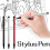 3-pak opgraderingskapacitive styluspenne til iPad tablet 5