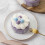 Cake Shape Tea Lights Purple Aromatherapy Candles 12-Pack 5