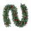 Guirlanda de Natal artificial pré-instalada, com 1,80 m de comprimento e decoração com pinhas. 2