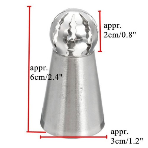Pastry Nozzle - Flower - 3 pieces - Cake Decorating - Kitchen - Cream 2