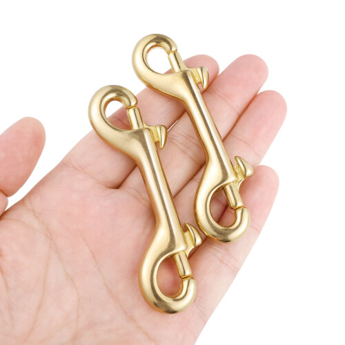 Lobster Claw Clasp Brass Golden 2 Pieces 1