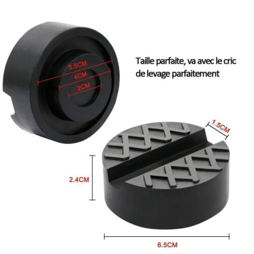 Pcs Rubber Block Auto Hydraulic Jack Pad Car Jack Cushion Solid Auto Lifts Protect Bottom 1
