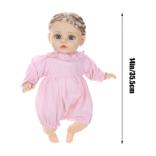 Boneca bebê de 35 cm (14 polegadas) para meninas a partir de 3 anos (1 unidade) 2
