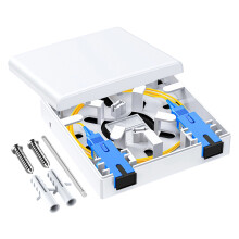 Double Port Fiber Opt Terminal Box-S C flange pigtail Double