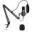 192KHZ/24BIT USB Condenser Microphone with Scissor Arm Stand and Pop Filter 1