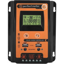12V/24V 30A MPPT Solar Charge Controller Solar Panel Battery Regulator Dual USB LCD Display -TAM