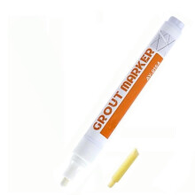 Tile Grout Pen Marker for Floor Tile Joints Bathroom and Kitchen Walls for Renovation Restoration (White)
