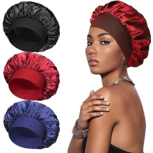Silk Satin Sleeping Caps, Soft and Comfortable Silk Sleep Cap, Satin Night Cap for Hair Care for Bedroom