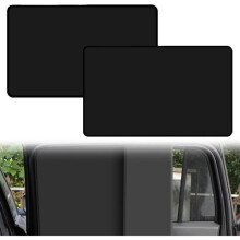 2PCS Car Window Sun Shade, Magnetic Car Sun Shade 79*48cm Car Rear Window Sun Shade Sun Protection