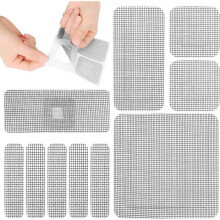 Window Screen Repair Kit - 30pcs - Hook and Loop Fastener - Fiberglass