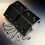 Versatile Rail Mounting Brackets Holders Support Clamps-Black 6