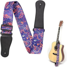 Ukulele Strap & Hawaiian Style Shoulder Strap Suitable for Soprano Concert Tenor Baritone String Instruments For Bass Guitar