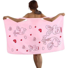Bathrobe - Unspecified - Women's Bath Shower Towel - Microfiber - 80x135 cm - Absorbent Quick Drying