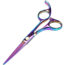 VINGVO Hair Scissors 5.5'' Professional Salon Hair Cutting Styling Hairdressing Barber Shears Multi-color Flat