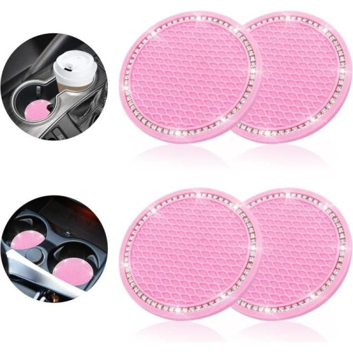 Pack Non-Slip Silicone Car Coasters - Popular Car Coasters