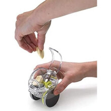 Garlic press, garlic slicer, garlic press, manual crusher, practical for garlic, fast chopper for fruits and vegetables, hand chopper