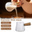 MOOHOP Glass Espresso Cup with Wooden Handle - 110ML 1